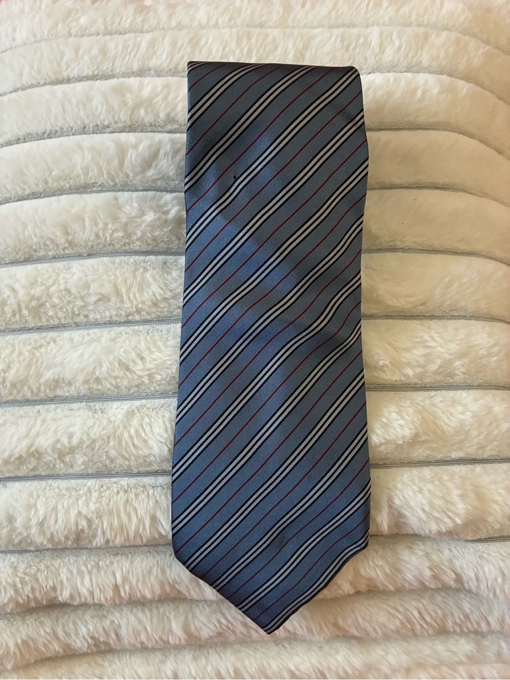 Burberry London Mens Tie Blue Burberry One Size